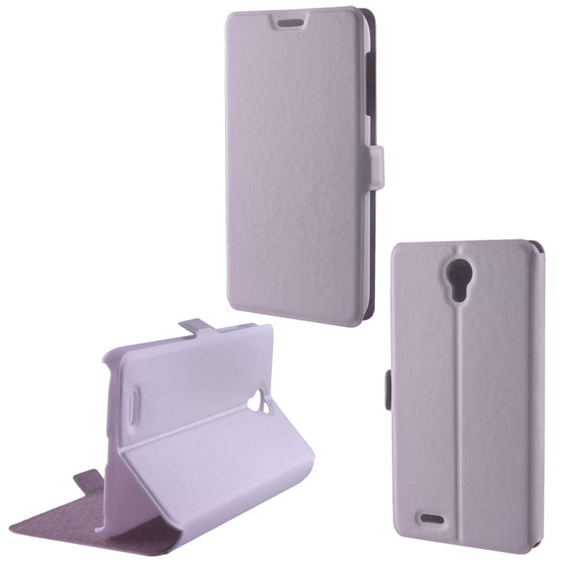 VOLTE-TEL ΘΗΚΗ LENOVO A859 PU LEATHER BOOK-STAND WHITE