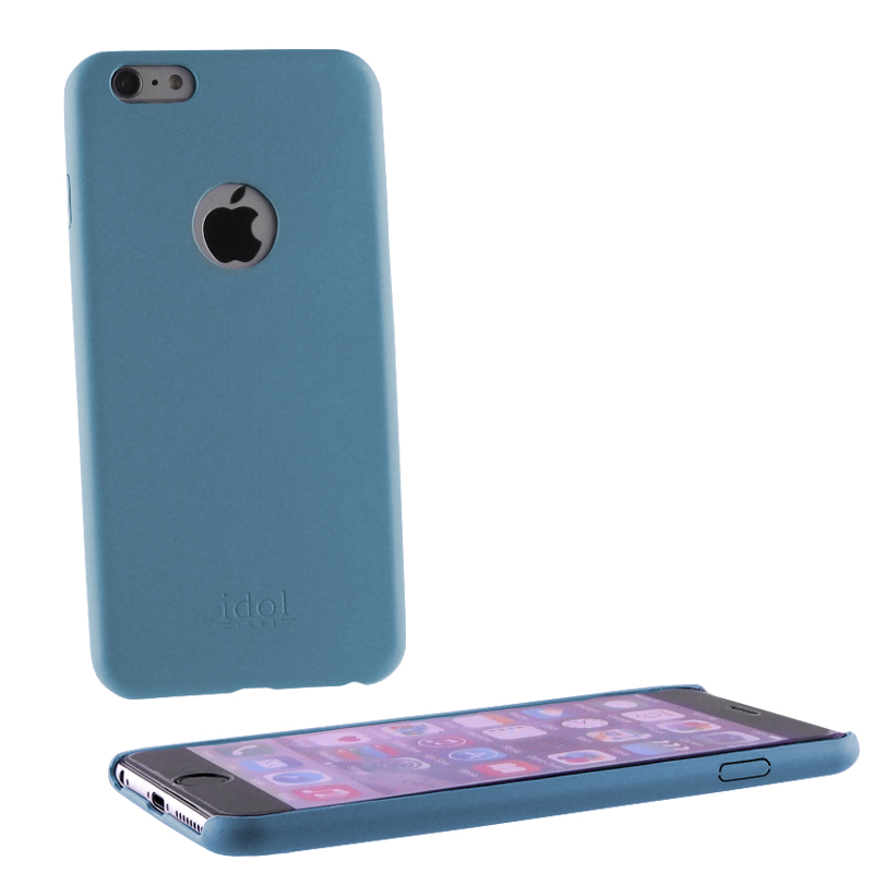 IDOL 1991 ΘΗΚΗ IPHONE 6S PLUS/6 5.5" FACEPLATE ULTRA THIN LEATHER BLUE