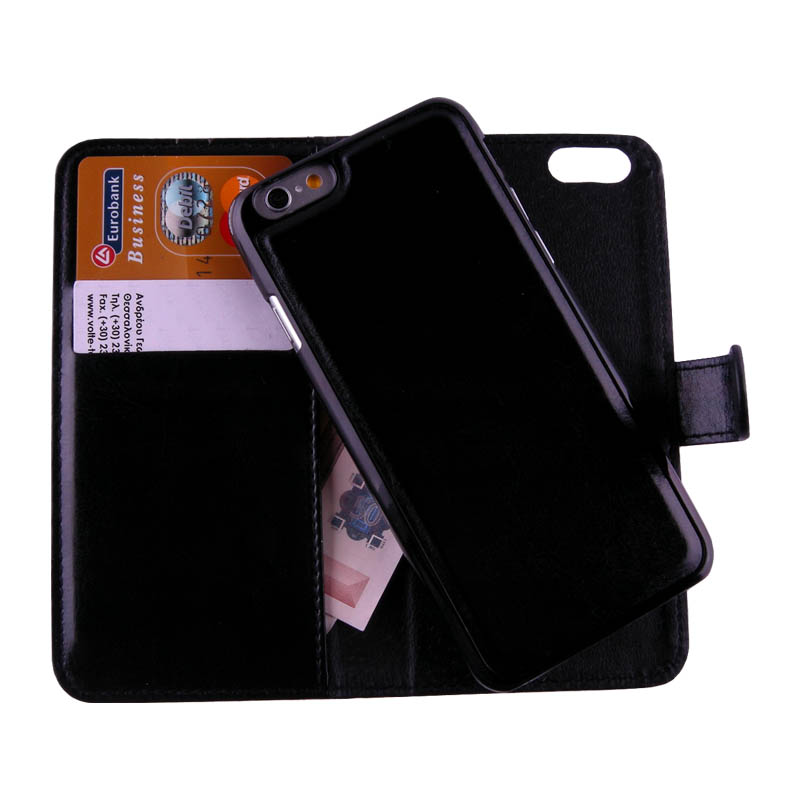 VOLTE-TEL ΘΗΚΗ IPHONE 6S/6 4.7" 2IN1 WALLET BOOK+COVER BLACK