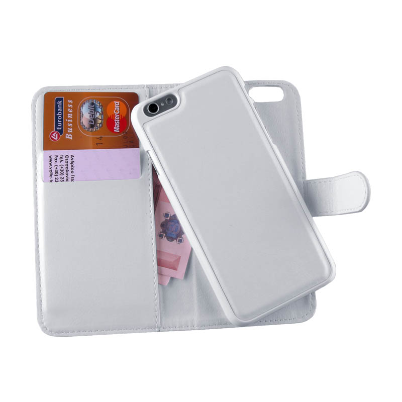 VOLTE-TEL ΘΗΚΗ IPHONE 6S/6 4.7" 2IN1 WALLET BOOK+COVER WHITE