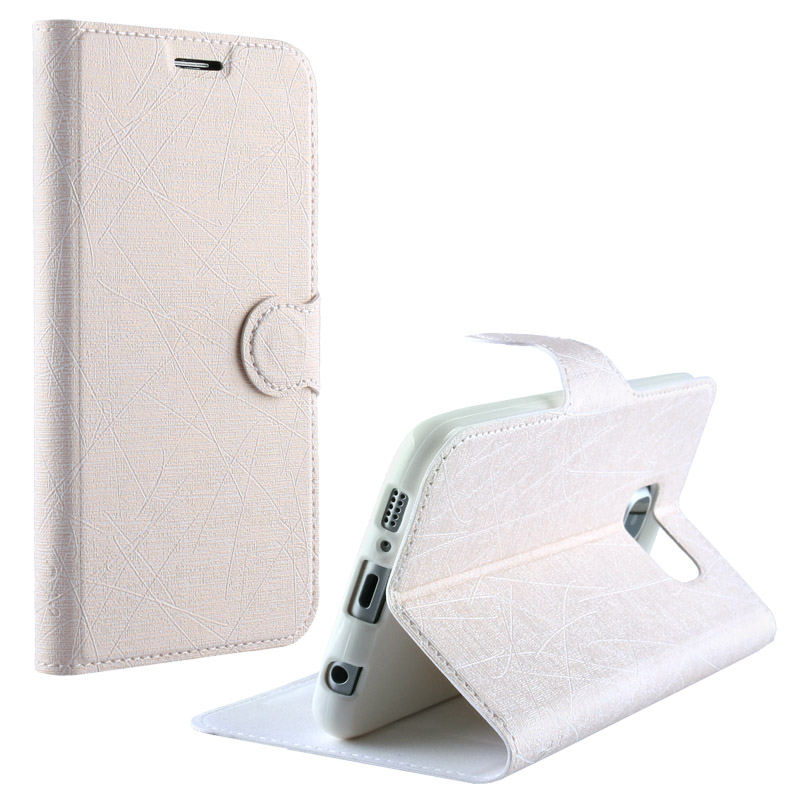 VOLTE-TEL ΘΗΚΗ HUAWEI G620/HONOR 4 PLAY LINE LEATHER-TPU BOOK STAND WHITE