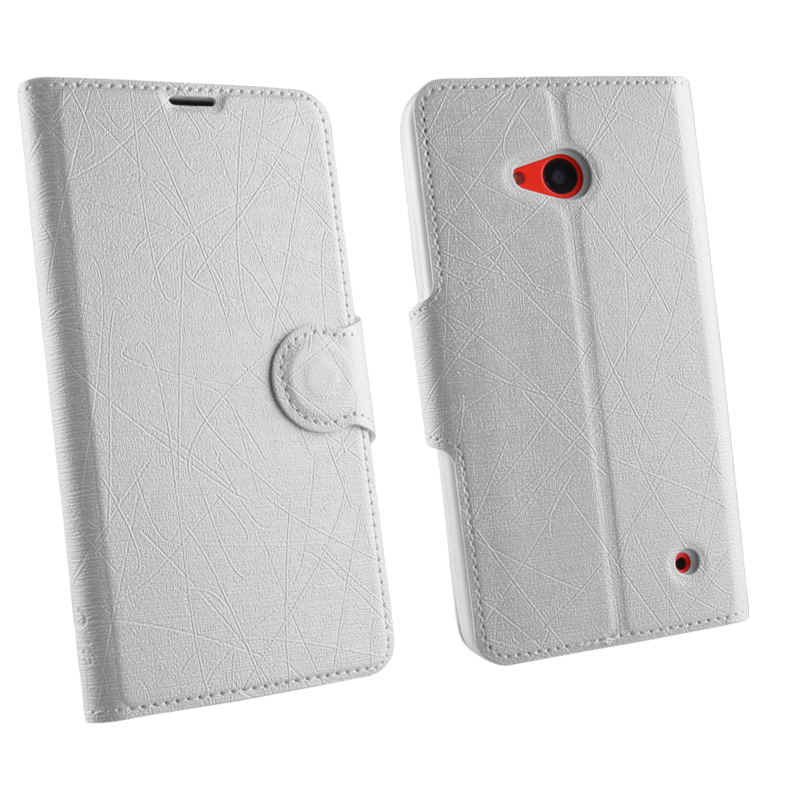 VOLTE-TEL ΘΗΚΗ MICROSOFT LUMIA 640 LINE LEATHER-TPU BOOK STAND WHITE