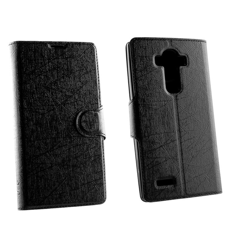 VOLTE-TEL ΘΗΚΗ LG G4 H815 LINE LEATHER-TPU BOOK STAND BLACK