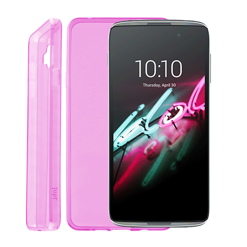 IDOL 1991 ΘΗΚΗ ALCATEL 3 6045Y ULTRA THIN TPU 0.3mm ΔΙΑΦΑΝΗ ΡΟΖ