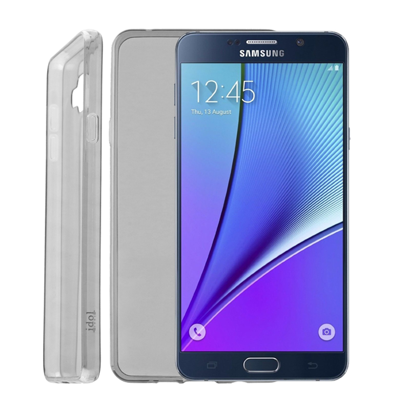 IDOL 1991 ΘΗΚΗ SAMSUNG NOTE 5 N920 ULTRA THIN TPU 0.3mm ΔΙΑΦΑΝΗ ΓΚΡΙ