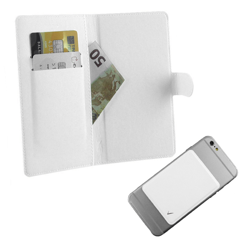 VOLTE-TEL ΘΗΚΗ UNIVERSAL 4.5"-5.1" LEATHER LINE BOOK 3M MAGNET WHITE