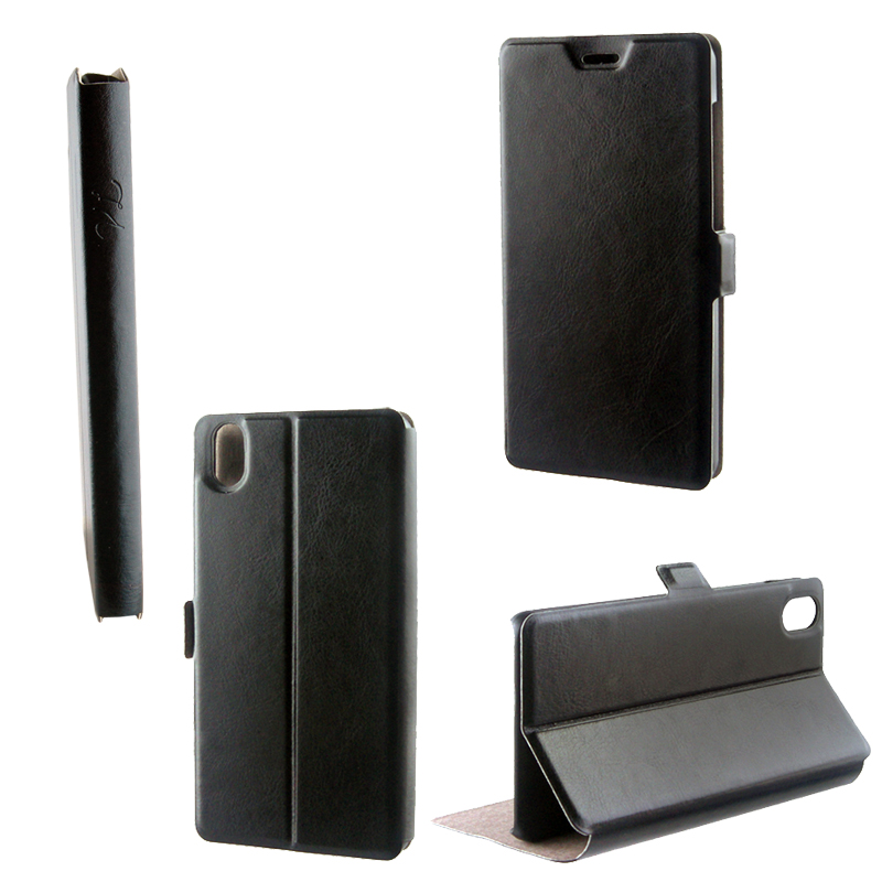 VOLTE-TEL ΘΗΚΗ LENOVO S90 PU LEATHER BOOK-STAND BLACK