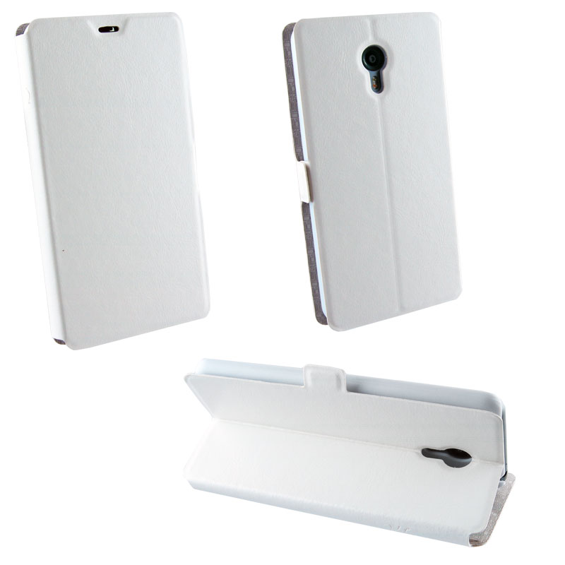 VOLTE-TEL ΘΗΚΗ MEIZU M2 NOTE PU LEATHER BOOK-STAND WHITE