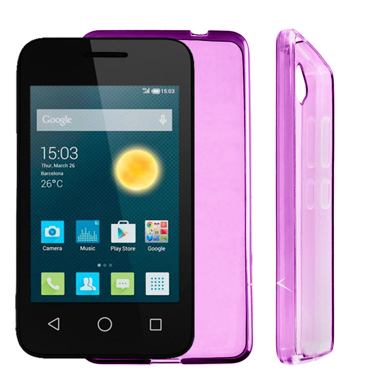 VOLTE-TEL ΘΗΚΗ ALCATEL PIXI 3 3.5" 4009D SLIMCOLOR TPU ΔΙΑΦΑΝΗ ΡΟΖ