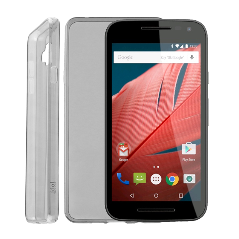 IDOL 1991 ΘΗΚΗ MOTOROLA MOTO G3 XT1541 ULTRA THIN TPU 0.3mm ΔΙΑΦΑΝΗ ΓΚΡΙ