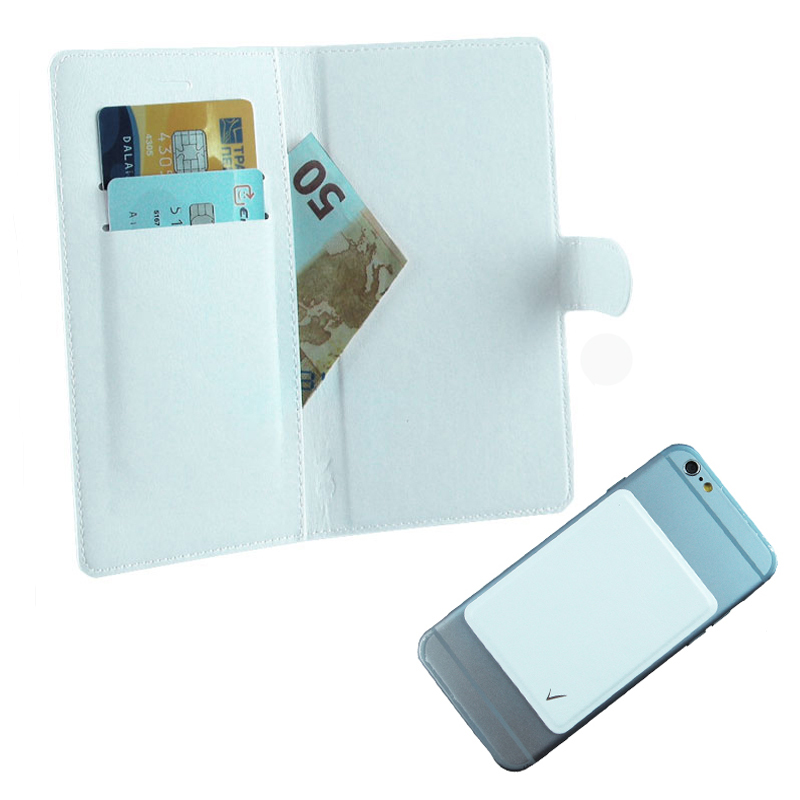 VOLTE-TEL ΘΗΚΗ UNIVERSAL 4.5"-5.1" LEATHER BOOK 3M MAGNET WHITE