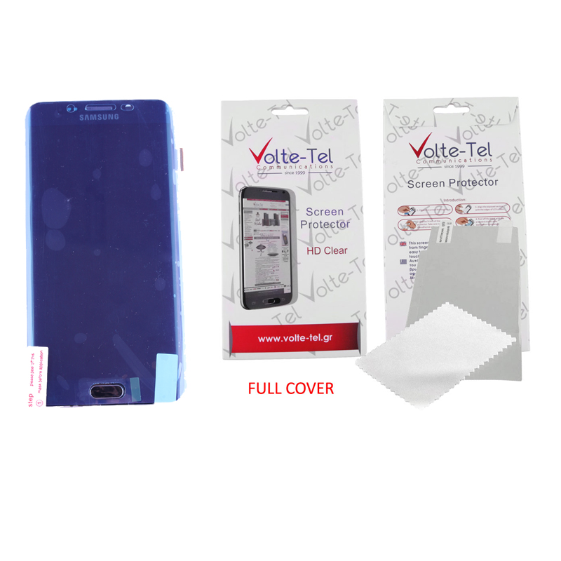 VOLTE-TEL SCREEN PROTECTOR SAMSUNG S6 EDGE+G928 5.7" CLEAR FULL COVER