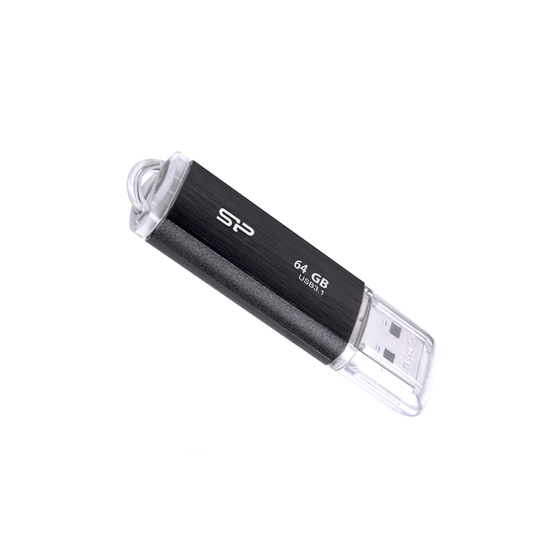 SILICON POWER USB FLASH DRIVE 64GB USB 3.2 BLAZE B02 SP064GBUF3B02V1K BLACK