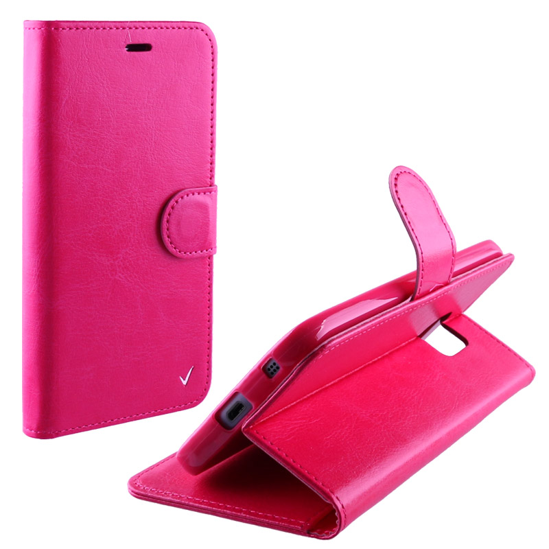 VOLTE-TEL ΘΗΚΗ SAMSUNG A3 2016 A310 LEATHER-TPU BOOK STAND PINK