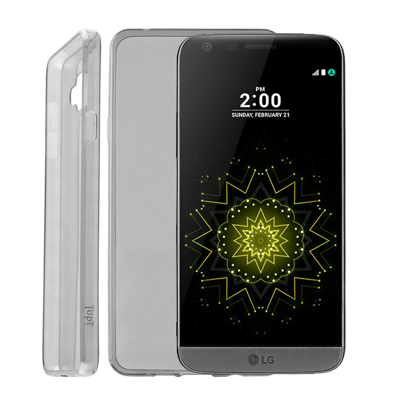 IDOL 1991 ΘΗΚΗ LG G5 H850 ULTRA THIN TPU 0.3mm ΔΙΑΦΑΝΗ ΓΚΡΙ