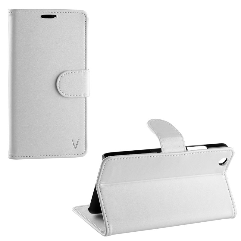 VOLTE-TEL ΘΗΚΗ HONOR 5X LEATHER PU BOOK-STAND WHITE