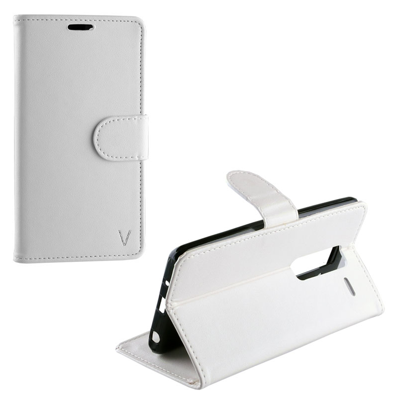 VOLTE-TEL ΘΗΚΗ LG ZERO H650 LEATHER PU BOOK-STAND WHITE