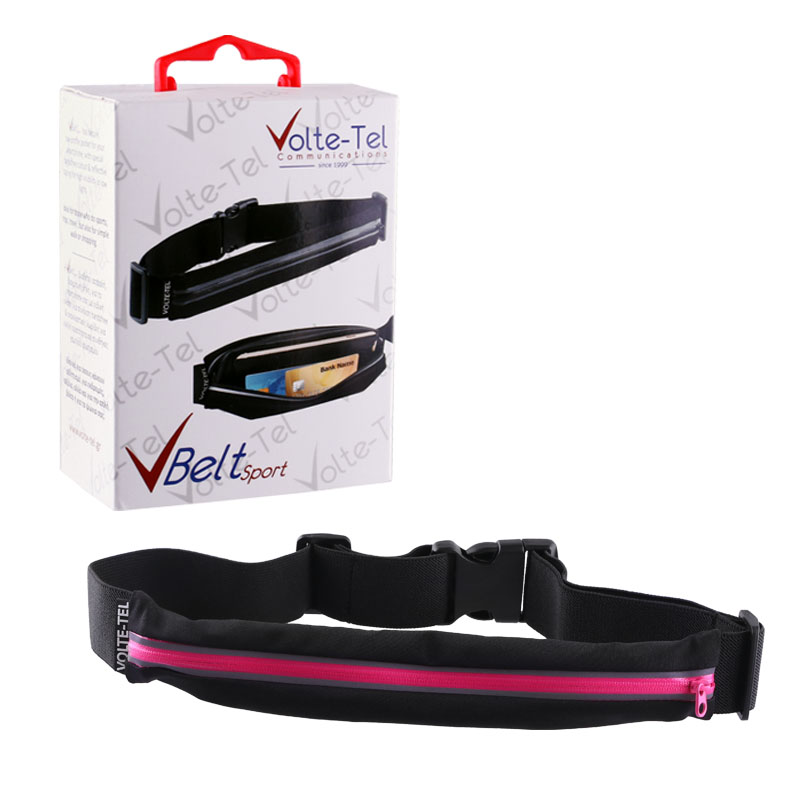 VOLTE-TEL SPORT RUNNER BELT LUMINUS ME ΕΣΩΤΕΡΙΚΗ ΘΗΚΗ BLACK-PINK