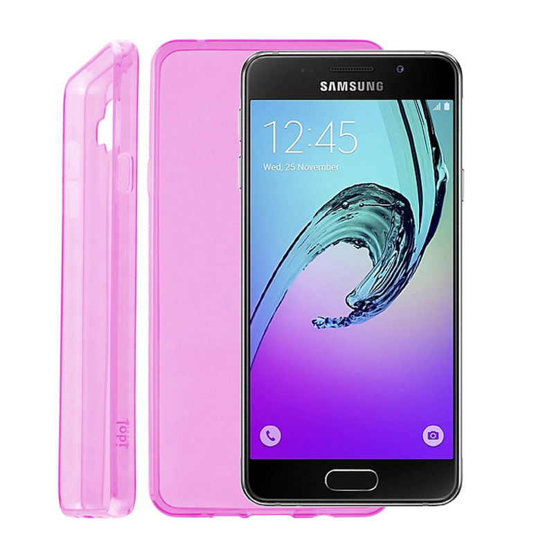 IDOL 1991 ΘΗΚΗ SAMSUNG A3 2016 A310 ULTRA THIN TPU 0.3mm ΔΙΑΦΑΝΗ ΡΟΖ