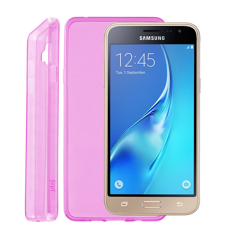 IDOL 1991 ΘΗΚΗ SAMSUNG J3 2016 J320 ULTRA THIN TPU 0.3mm ΔΙΑΦΑΝΗ ΡΟΖ