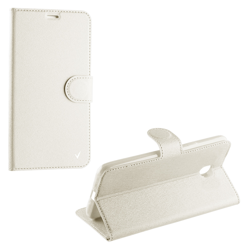 VOLTE-TEL ΘΗΚΗ MICROSOFT LUMIA 535 SILK LEATHER-TPU BOOK STAND WHITE