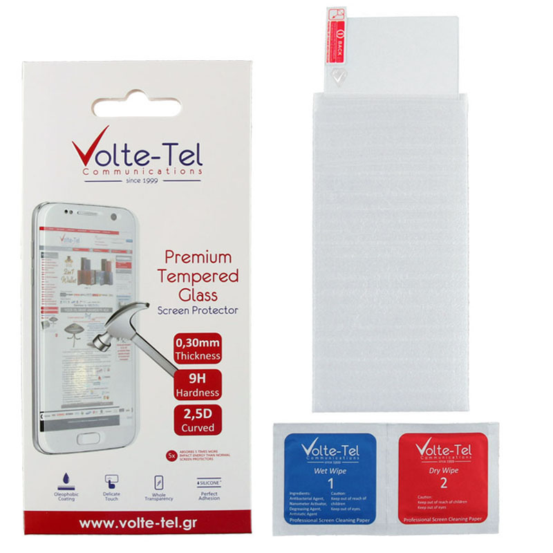VOLTE-TEL TEMPERED GLASS ALCATEL PIXI 4 3G 5.0" 5010D 9H 0.30mm 2.5D FULL GLUE
