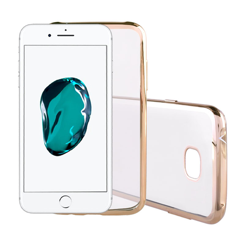 VOLTE-TEL ΘΗΚΗ IPHONE 8/7 PLUS 5.5" FACEPLATE ELECTROPLATING GOLD