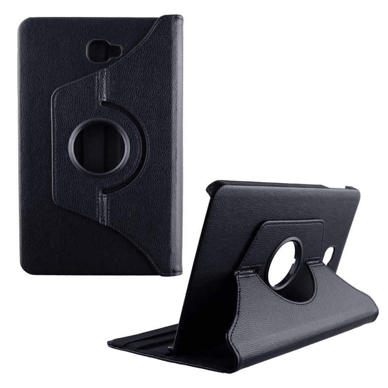 VOLTE-TEL ΘΗΚΗ SAMSUNG TAB A T580 10.1" LEATHER BOOK ROTATING STAND BLACK