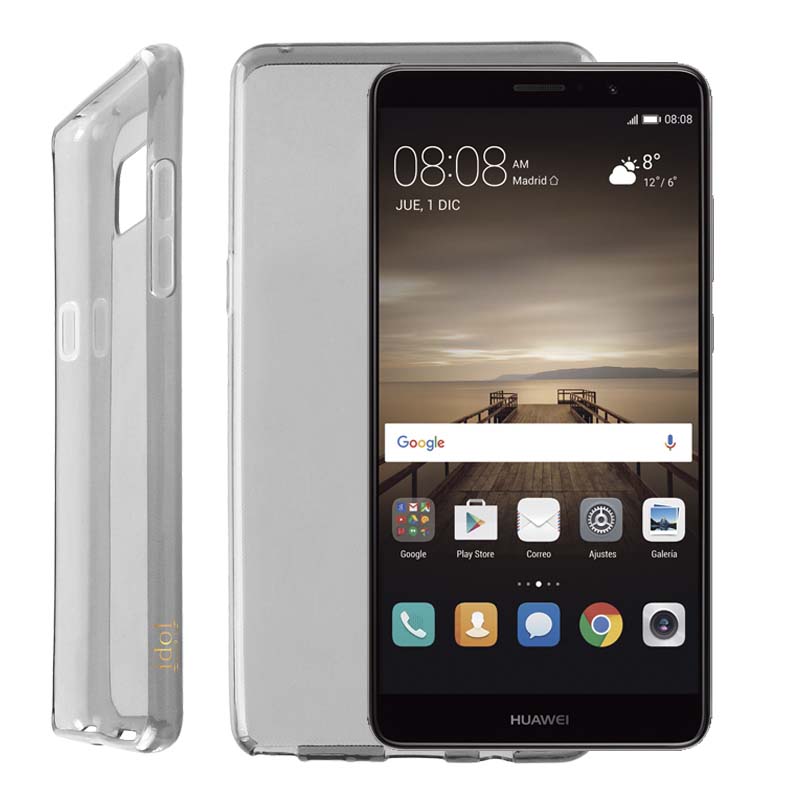 IDOL 1991 ΘΗΚΗ HUAWEI MATE 9 5.9" AIR SLIM TPU ΔΙΑΦΑΝΗ ΓΚΡΙ