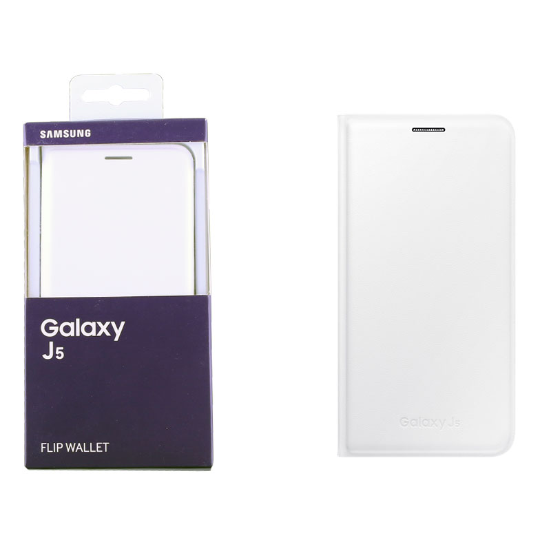 ΘΗΚΗ SAMSUNG J5 J500 EF-WJ500BWEGWW FLIP COVER WHITE PACKING OR