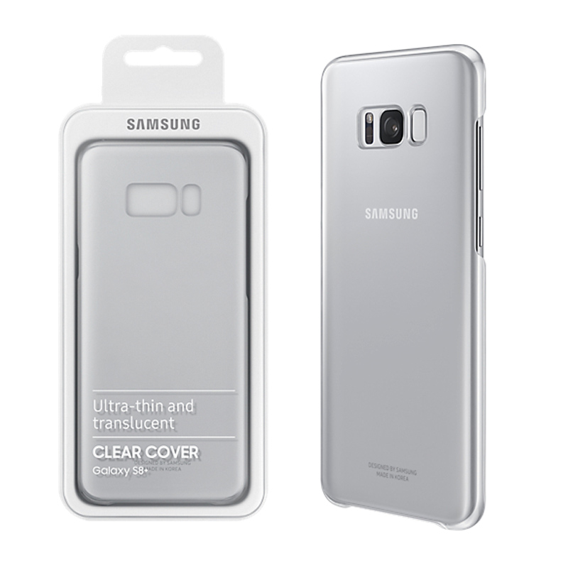 ΘΗΚΗ SAMSUNG S8 PLUS G955 CLEAR COVER ΕF-QG955CSEGWW SILVER PACKING OR