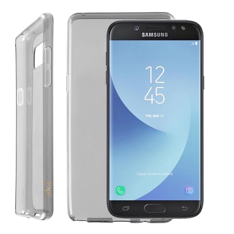 IDOL 1991 ΘΗΚΗ SAMSUNG J5 2017 J530 5.2" AIR SLIM TPU ΔΙΑΦΑΝΗ ΓΚΡΙ