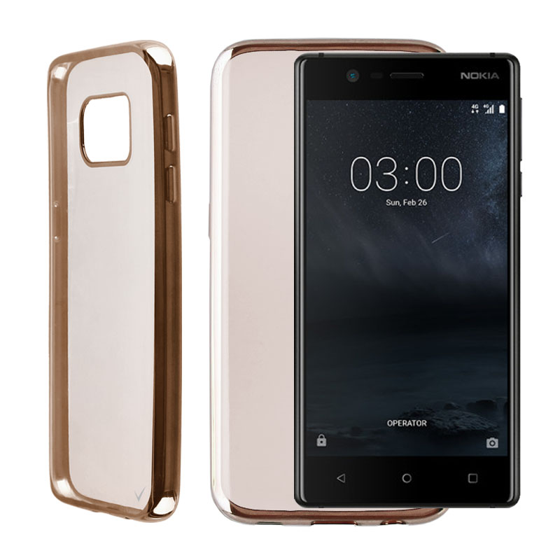 VOLTE-TEL ΘΗΚΗ NOKIA 3 5.0" FACEPLATE ELECTROPLATING GOLD