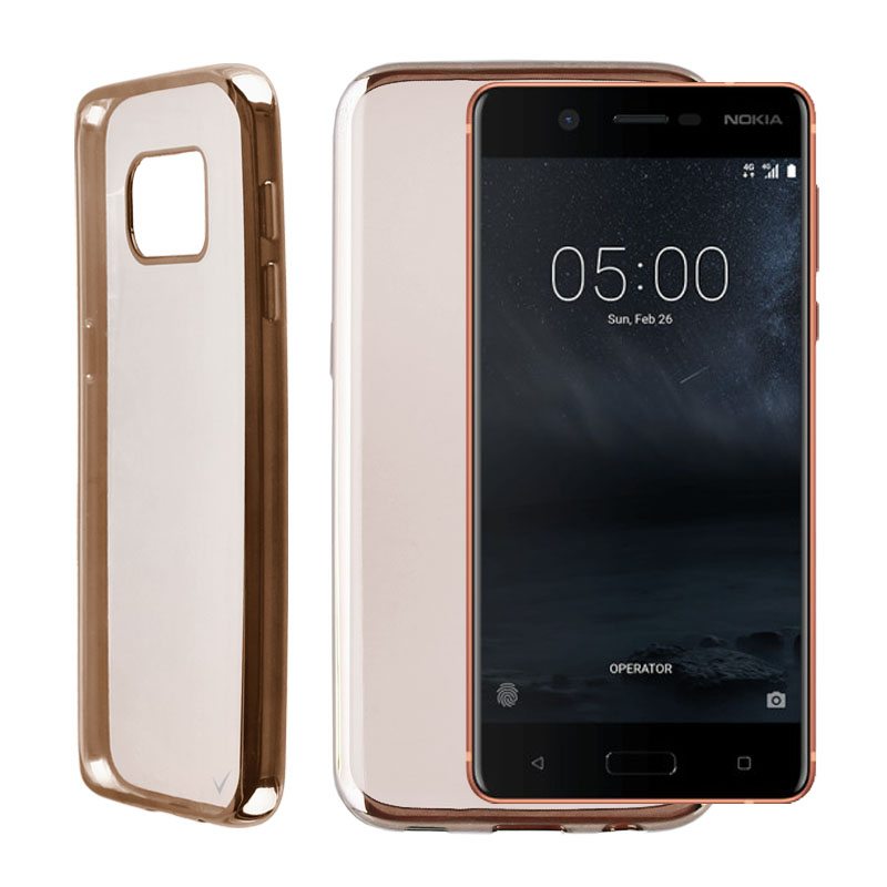 VOLTE-TEL ΘΗΚΗ NOKIA 5 5.2" FACEPLATE ELECTROPLATING GOLD