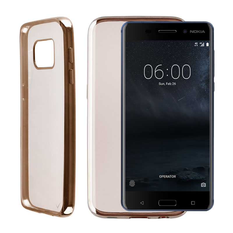 VOLTE-TEL ΘΗΚΗ NOKIA 6 5.5" FACEPLATE ELECTROPLATING GOLD