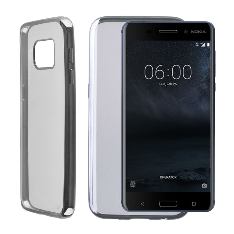 VOLTE-TEL ΘΗΚΗ NOKIA 6 5.5" FACEPLATE ELECTROPLATING GREY