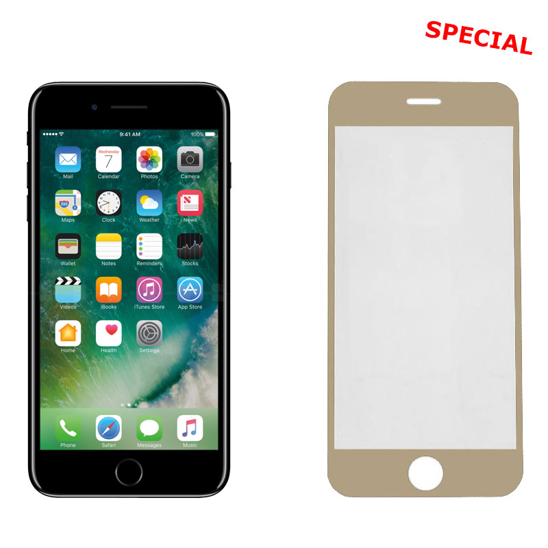 IDOL 1991 TEMPERED GLASS IPHONE SE 2020/IPHONE 8/7 4.7" 9H 0.25mm 2.5D FULL GLUE SPECIAL FULL COVER GOLD