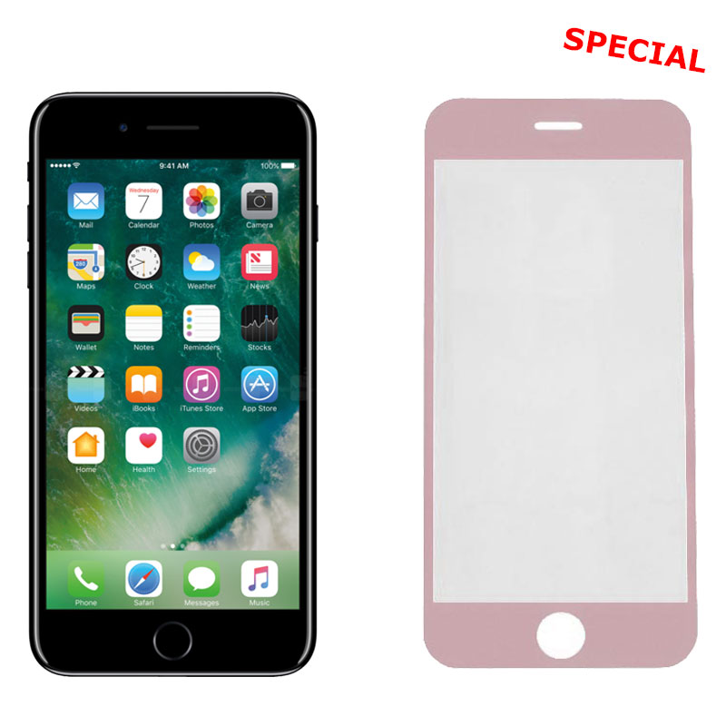 IDOL 1991 TEMPERED GLASS IPHONE 8/7 PLUS 5.5"9H 0.25mm 2.5D FULL GLUE SPECIAL FULL COVER ROSE GOLD