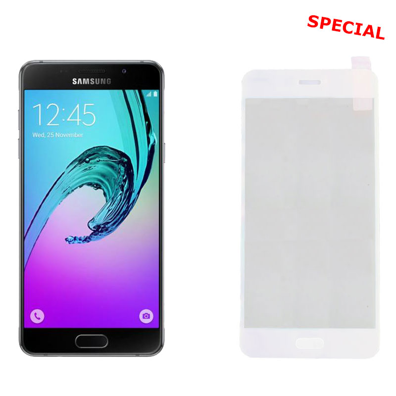 IDOL 1991 TEMPERED GLASS SAMSUNG A510 2016 5.2"9H 0.25mm 2.5D SPECIAL FULL COVER WHITE