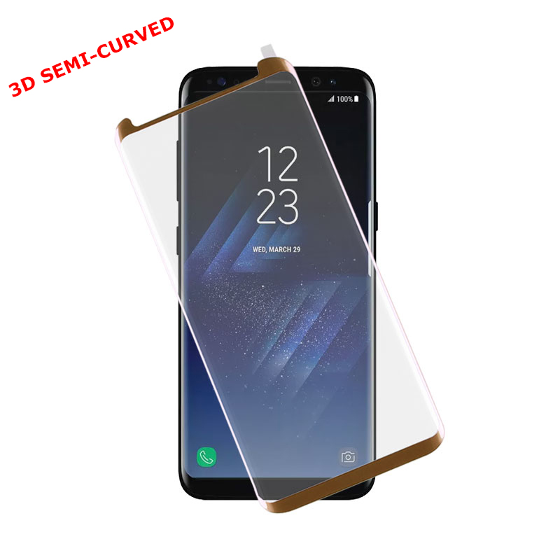 IDOL 1991 TEMPERED GLASS SAMSUNG S8 G950 9H 0.30mm 3D SEMI CURVED GOLD