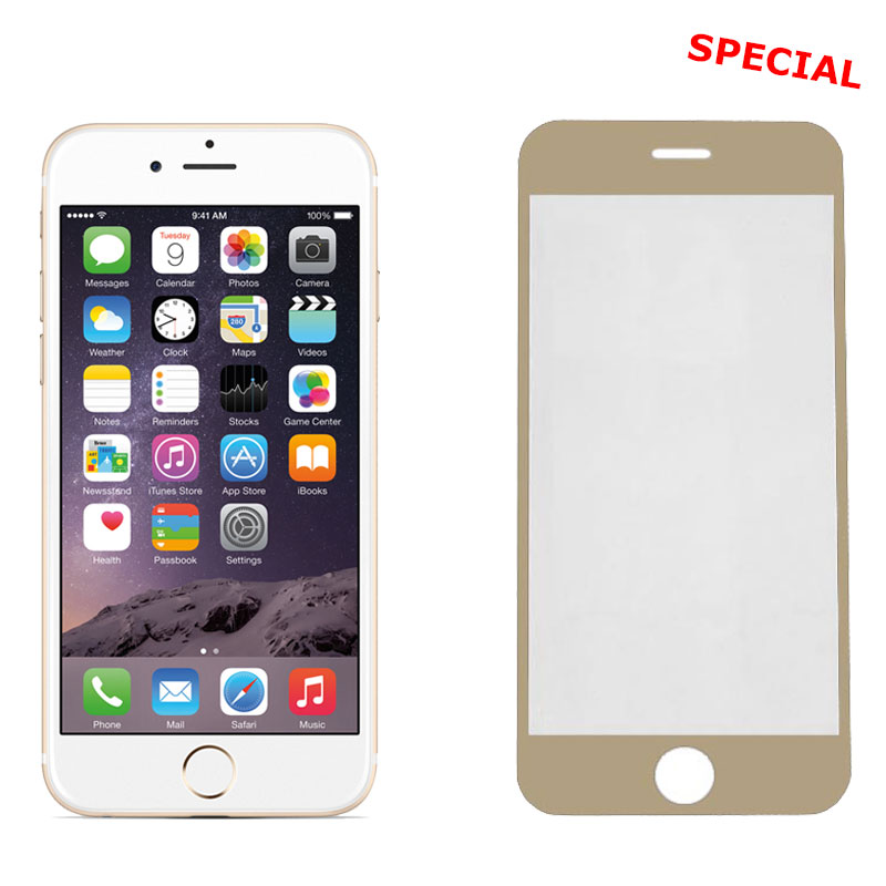 IDOL 1991 TEMPERED GLASS IPHONE 6S/6 4.7"9H 0.25mm 2.5D FULL GLUE SPECIAL FULL COVER GOLD