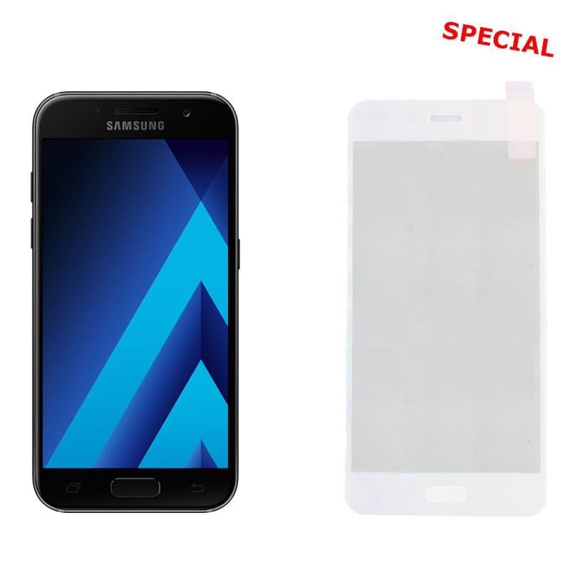 IDOL 1991 TEMPERED GLASS SAMSUNG A320 2017 4.7" 9H 0.25mm 2.5D SPECIAL FULL COVER WHITE
