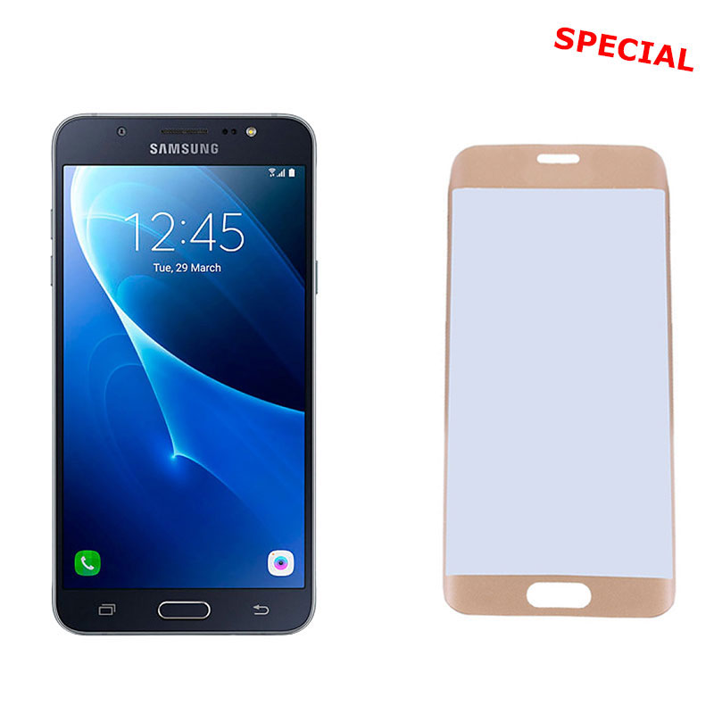 IDOL 1991 TEMPERED GLASS SAMSUNG J710 2016 5.5" 9H 0.25mm 2.5D SPECIAL FULL COVER GOLD