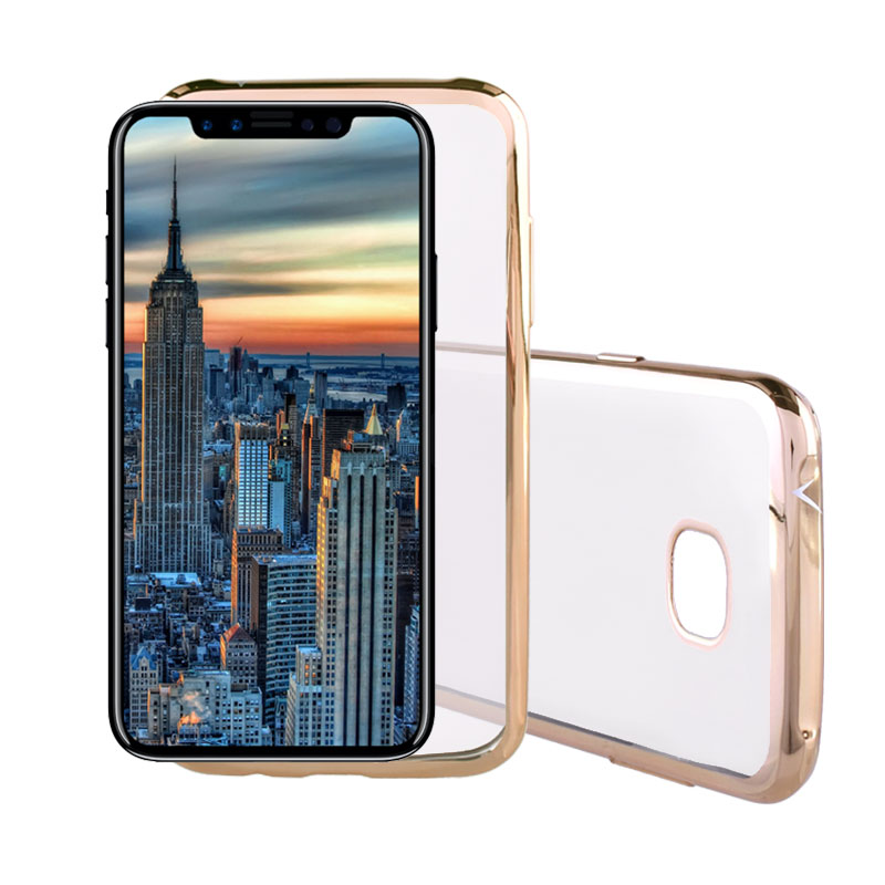 VOLTE-TEL ΘΗΚΗ IPHONE XS/X 5.8" FACEPLATE ELECTROPLATING GOLD