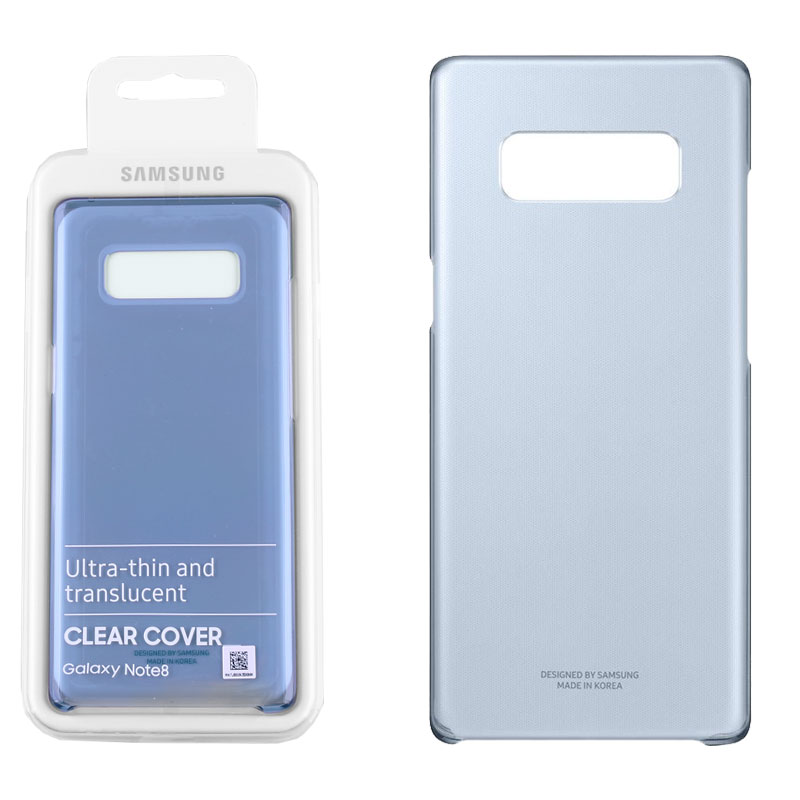 ΘΗΚΗ SAMSUNG NOTE 8 N950 CLEAR COVER EF-QN950CNEGWW BLUE PACKING OR