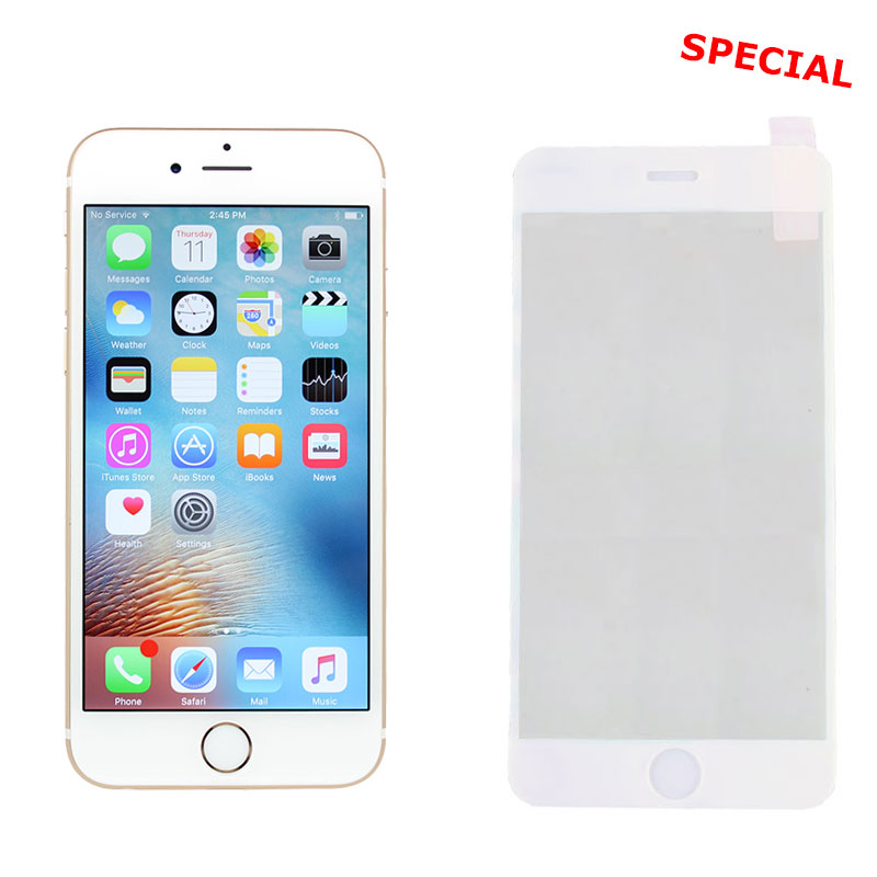 IDOL 1991 TEMPERED GLASS IPHONE 6S PLUS/6 5.5"9H 0.25mm 2.5D FULL GLUE SPECIAL FULL COVER WHITE