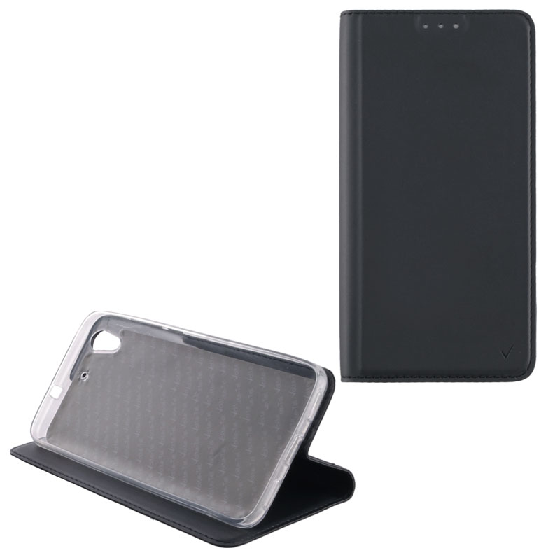 VOLTE-TEL ΘΗΚΗ ALCATEL A5 LED 5.2" MAGNET BOOK STAND DARK GREY