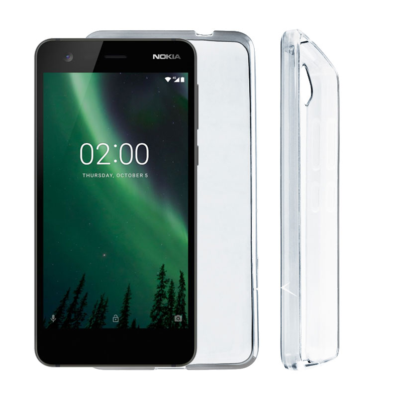 VOLTE-TEL ΘΗΚΗ NOKIA 2 5.0" SLIMCOLOR TPU ΔΙΑΦΑΝΗ