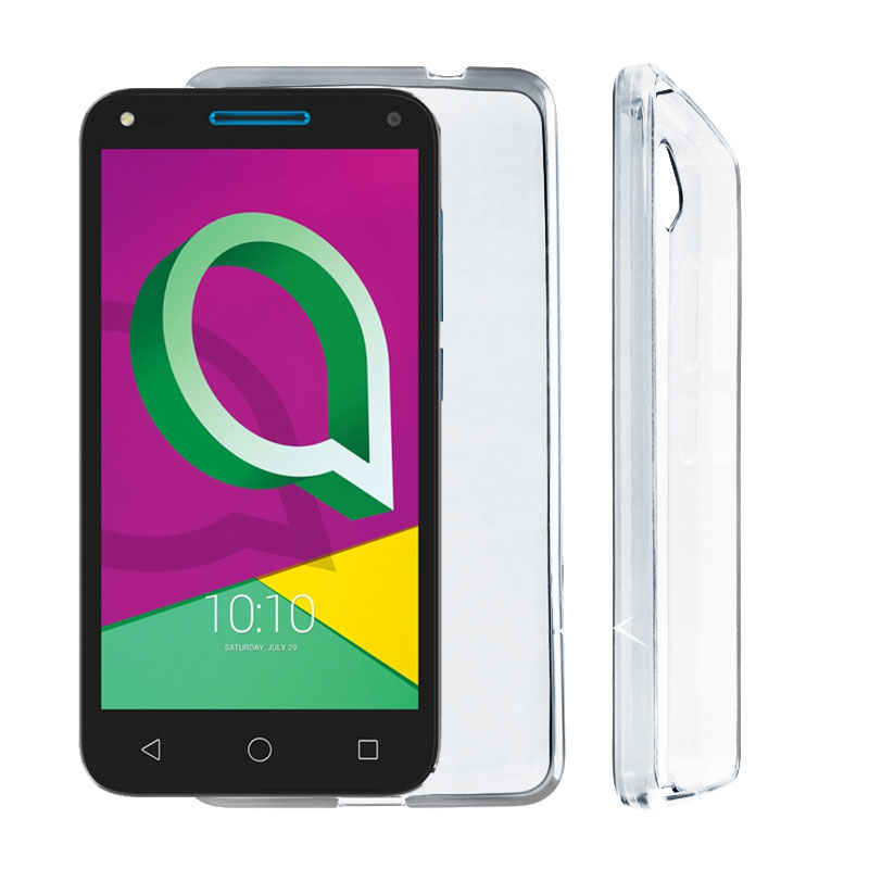 VOLTE-TEL ΘΗΚΗ ALCATEL U5 3G 4047 5.0" SLIMCOLOR TPU ΔΙΑΦΑΝΗ