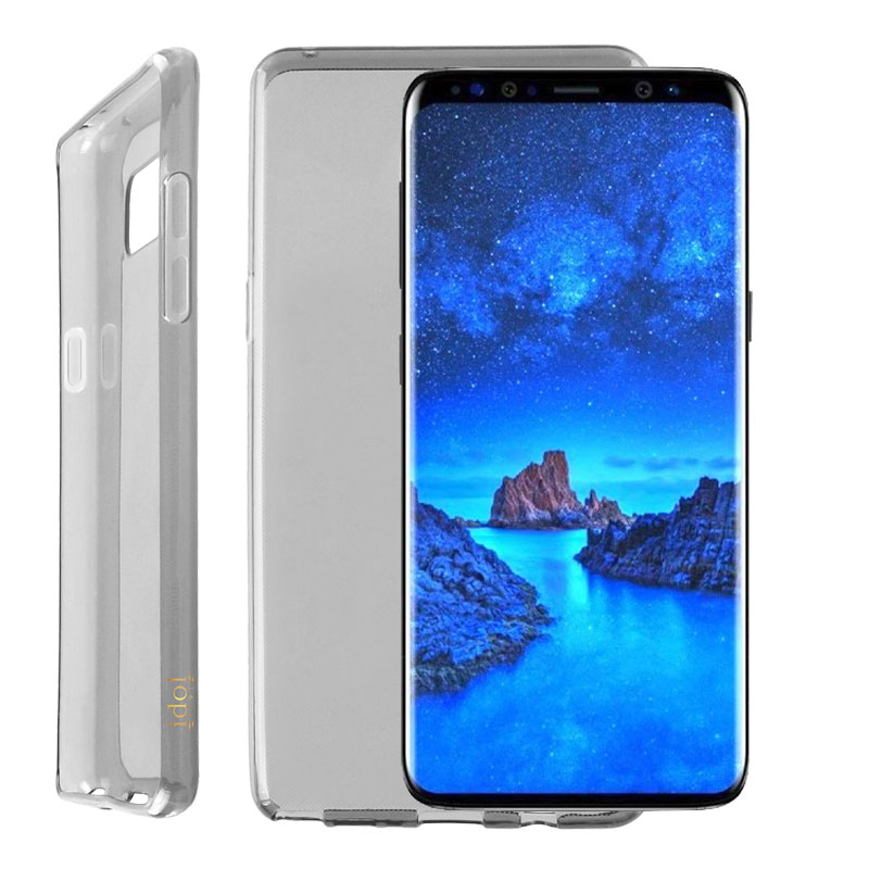 IDOL 1991 ΘΗΚΗ SAMSUNG S9 PLUS G965 6.2" AIR SLIM TPU ΔΙΑΦΑΝΗ ΓΚΡΙ